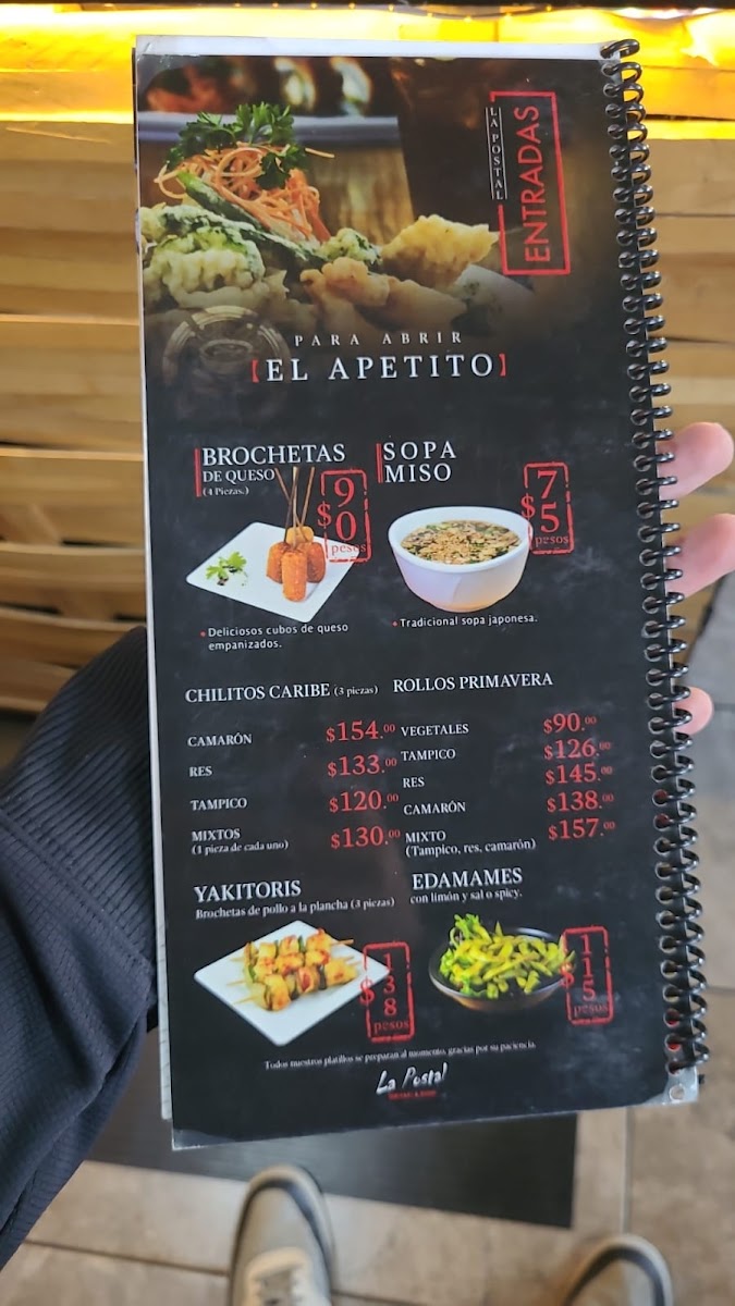 Menu La Postal Teriyaki & Sushi Suc Santa Fe-1