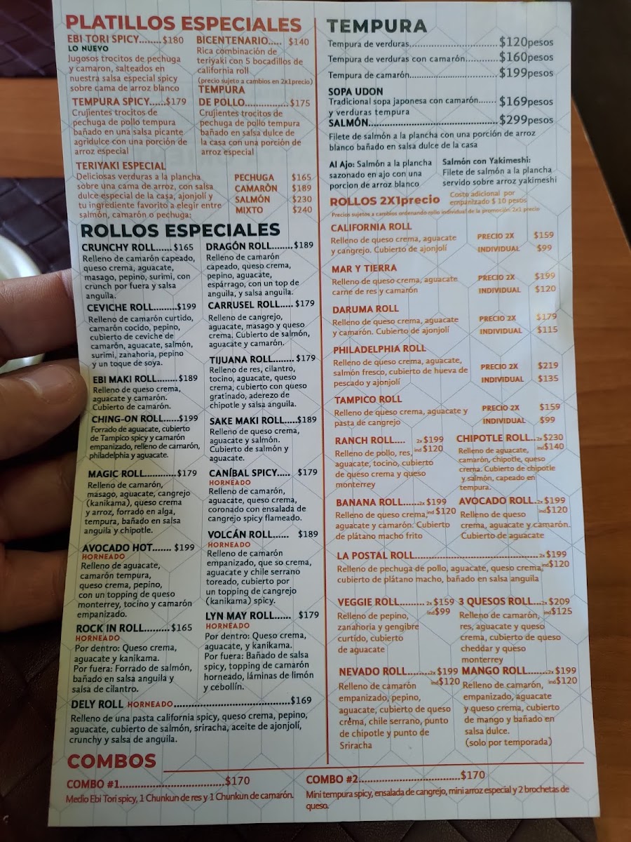 Menu La Postal Teriyaki & Sushi Suc Santa Fe-3